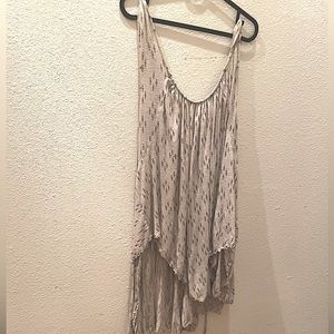 Free People Floral Backless Tunic-Medium